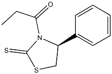 (S)-4-PHENYL-3-PROPIONYL-1,3-THIAZOLIDINE-2-THIONE Struktur