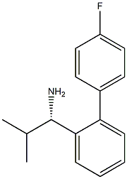 (1S)-1-[2-(4-FLUOROPHENYL)PHENYL]-2-METHYLPROPYLAMINE Struktur