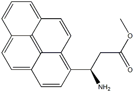 METHYL (3R)-3-AMINO-3-PYRENYLPROPANOATE Struktur