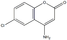 4-AMINO-6-CHLORO-2H-CHROMEN-2-ONE Struktur