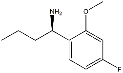 (1R)-1-(4-FLUORO-2-METHOXYPHENYL)BUTYLAMINE Struktur