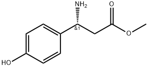 METHYL (3R)-3-AMINO-3-(4-HYDROXYPHENYL)PROPANOATE Struktur