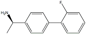 (1R)-1-[4-(2-FLUOROPHENYL)PHENYL]ETHYLAMINE Struktur