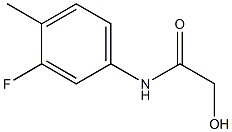 N-(3-FLUORO-4-METHYLPHENYL)-2-HYDROXYACETAMIDE Struktur