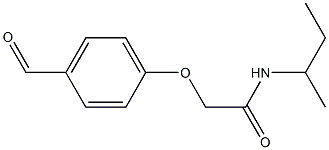 N-(SEC-BUTYL)-2-(4-FORMYLPHENOXY)ACETAMIDE Struktur