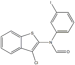 (3-CHLOROBENZO[B]THIOPHEN-2-YL)-N-(3-IODOPHENYL)FORMAMIDE Struktur