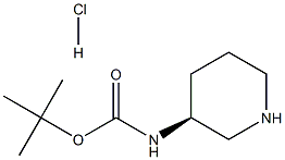 (S)-3-BOC-AMINOPIPERIDINE HCL Struktur