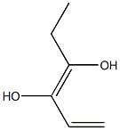 3,5-HEXADIEN-3,4-DIOL Struktur