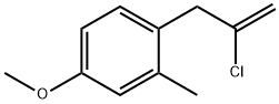 2-CHLORO-3-(4-METHOXY-2-METHYLPHENYL)-1-PROPENE Struktur