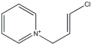 1-(3-CHLORO-2-PROPENYL)PYRIDINIUM Struktur