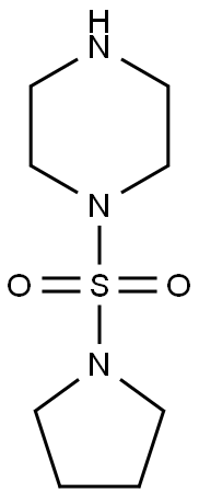 1-(PYRROLIDIN-1-YLSULFONYL)PIPERAZINE Struktur