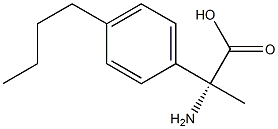 (2R)-2-AMINO-2-(4-BUTYLPHENYL)PROPANOIC ACID Struktur