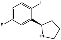 (2R)-2-(2,5-DIFLUOROPHENYL)PYRROLIDINE Structure