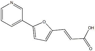 (2E)-3-(5-PYRIDIN-3-YL-2-FURYL)ACRYLIC ACID Struktur