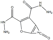 2,3-FURANDICARBOHYDRAZIDE, [CARBONYL-14C] Struktur