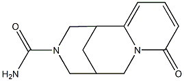 6-OXO-7,11-DIAZATRICYCLO[7.3.1.0~2,7~]TRIDECA-2,4-DIENE-11-CARBOXAMIDE Struktur