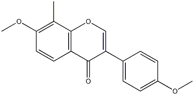 4',7-DIMETHOXY-8-METHYLISOFLAVONE Struktur