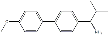 (1S)-1-[4-(4-METHOXYPHENYL)PHENYL]-2-METHYLPROPYLAMINE Struktur