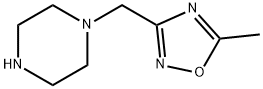 1-[(5-METHYL-1,2,4-OXADIAZOL-3-YL)METHYL]PIPERAZINE Struktur