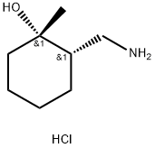 CIS-2-AMINOMETHYL-1-METHYL-CYCLOHEXANOL HYDROCHLORIDE Struktur