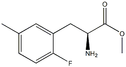 METHYL (2S)-2-AMINO-3-(2-FLUORO-5-METHYLPHENYL)PROPANOATE Struktur