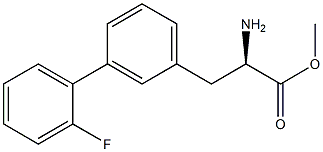 METHYL (2R)-2-AMINO-3-[3-(2-FLUOROPHENYL)PHENYL]PROPANOATE Struktur