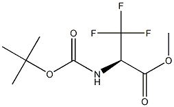 METHYL N-(TERT-BUTOXYCARBONYL)-3,3,3-TRIFLUOROALANINATE Struktur