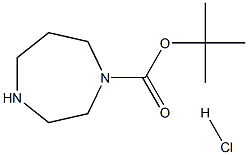 1-BOC-1,4-DIAZEPANE HYDROCHLORIDE Struktur