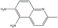 2-METHYLQUINOLINE-5,6-DIAMINE Struktur