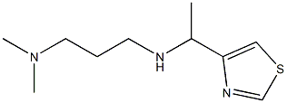 N,N-DIMETHYL-N'-(1-THIAZOL-4-YL-ETHYL)-PROPANE-1,3-DIAMINE Struktur