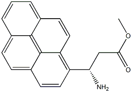 METHYL (3S)-3-AMINO-3-PYRENYLPROPANOATE Struktur