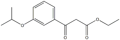 ETHYL (3-ISOPROPOXYBENZOYL)ACETATE Struktur