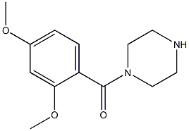 1-(2,4-DIMETHOXYBENZOYL)PIPERAZINE Struktur