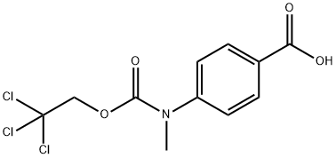 4-(N-TROC-AMINOMETHYL)BENZOIC ACID Struktur