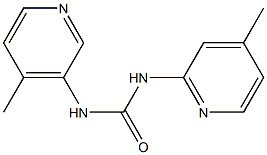 1-(4-METHYL-PYRIDIN-2-YL)-3-(4-METHYL-PYRIDIN-3-YL)-UREA Struktur