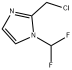 2-(CHLOROMETHYL)-1-(DIFLUOROMETHYL)-1H-IMIDAZOLE Struktur