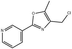 4-CHLOROMETHYL-5-METHYL-2-(PYRIDIN-3-YL)OXAZOLE Struktur