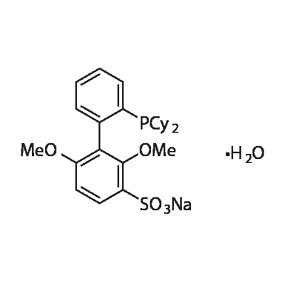 2'-DICYCLOHEXYLPHOSPHINO-2,6-DIMETHOXY-3-SULFONATO-1,1'-BIPHENYL HYDRATE SODIUM SALT Struktur