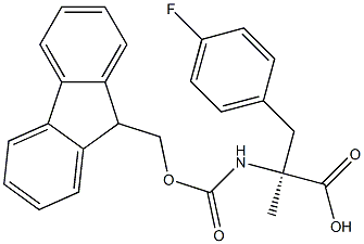 FMOC-ALPHA-METHYL-D-4-FLUOROPHE Struktur