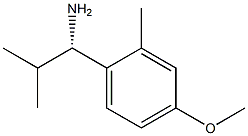 (1S)-1-(4-METHOXY-2-METHYLPHENYL)-2-METHYLPROPYLAMINE Struktur