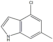 4-CHLORO-6-METHYL INDOLE Struktur