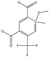 2-METHOXY-4-TRIFLUOROMETHYL-5-NITRO METHYLBENZOATE Struktur