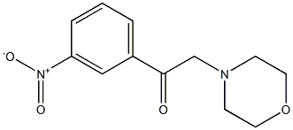 1-MORPHOLIN-4-YL-2-(3-NITRO-PHENYL)-ETHANONE Struktur