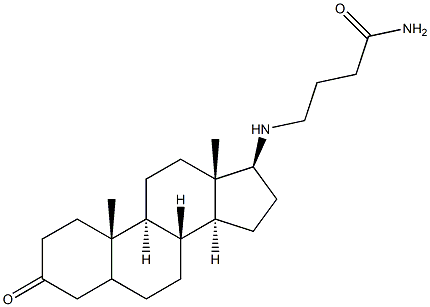 ANDROST-4-AZA-3-ONE-17 BETA-BUTYLCARBOXAMIDE Struktur