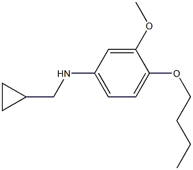 (1R)(4-BUTOXY-3-METHOXYPHENYL)CYCLOPROPYLMETHYLAMINE Struktur