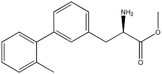 METHYL (2R)-2-AMINO-3-[3-(2-METHYLPHENYL)PHENYL]PROPANOATE Struktur