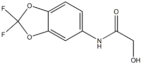 N-(2,2-DIFLUORO-1,3-BENZODIOXOL-5-YL)-2-HYDROXYACETAMIDE Struktur