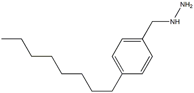 4-OCTYL-BENZYL-HYDRAZINE Struktur