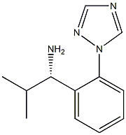 (1S)-2-METHYL-1-(2-(1,2,4-TRIAZOLYL)PHENYL)PROPYLAMINE Struktur