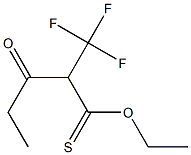 3-OXO-2-TRIFLUOROMETHYL-THIOPENTANOIC ACID ETHYL ESTER Struktur